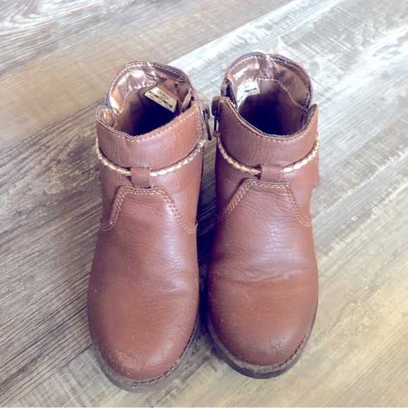 Oshkosh bgosh girls brown boho ankle boots size 8 - Picture 2 of 9